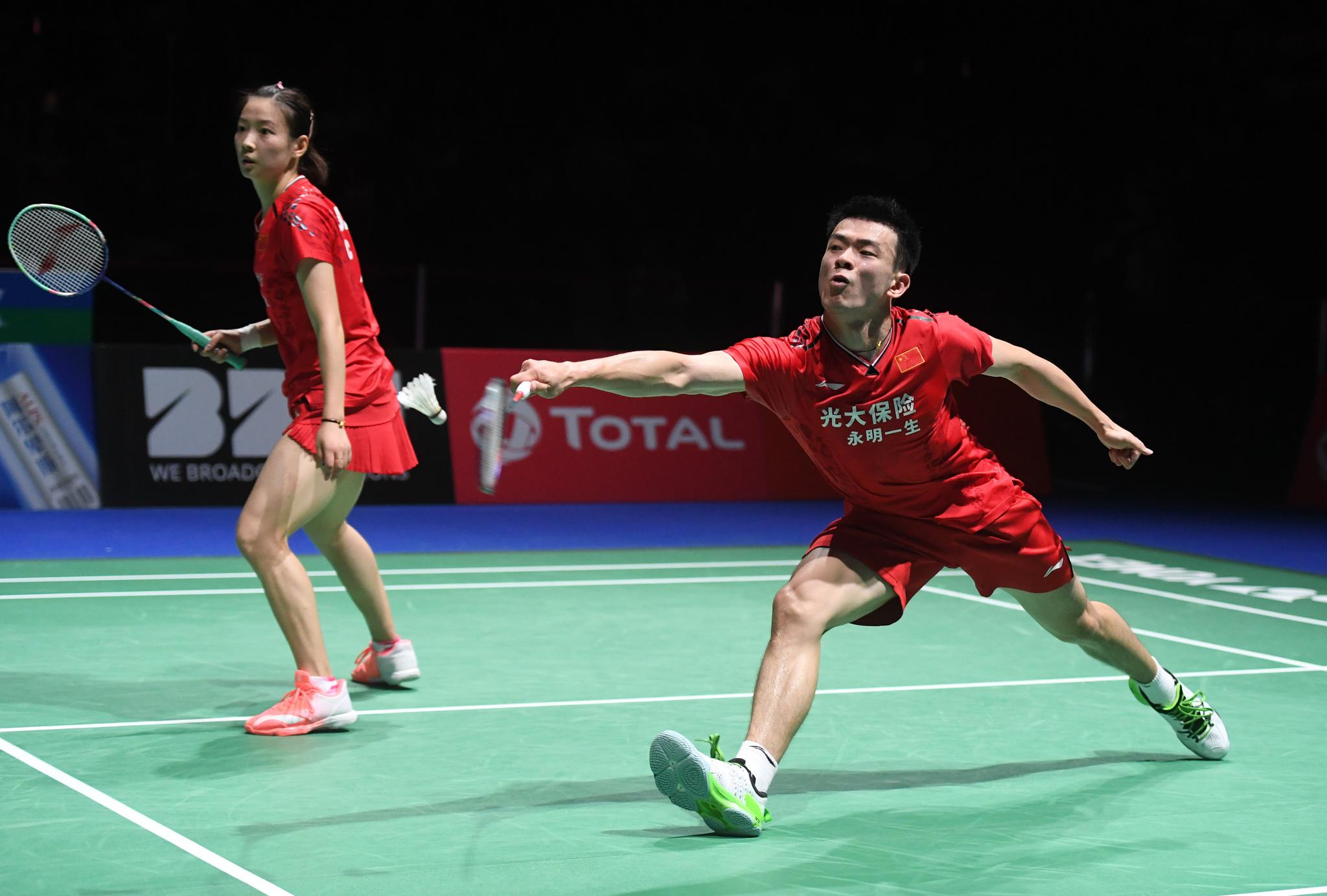 丹麦队鏖战印尼队，郑思维高光表现